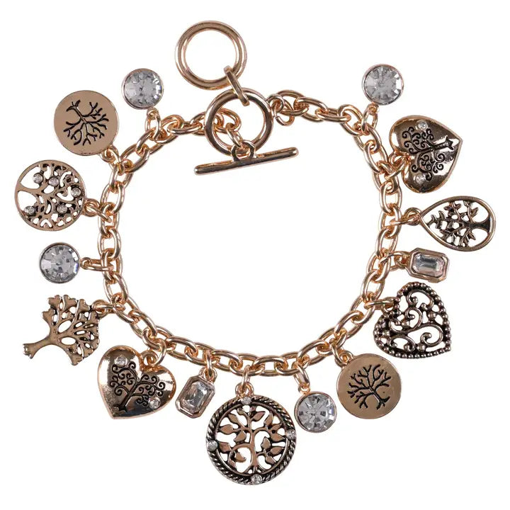 Bracelet Multi Tree of Life Gold-Plated
