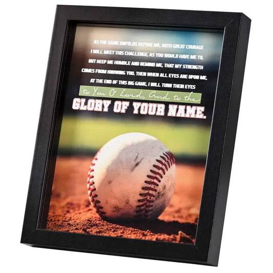 Framed Art Baseball As The Game