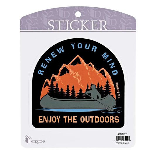 Canoe Renew Your Mind Sticker
