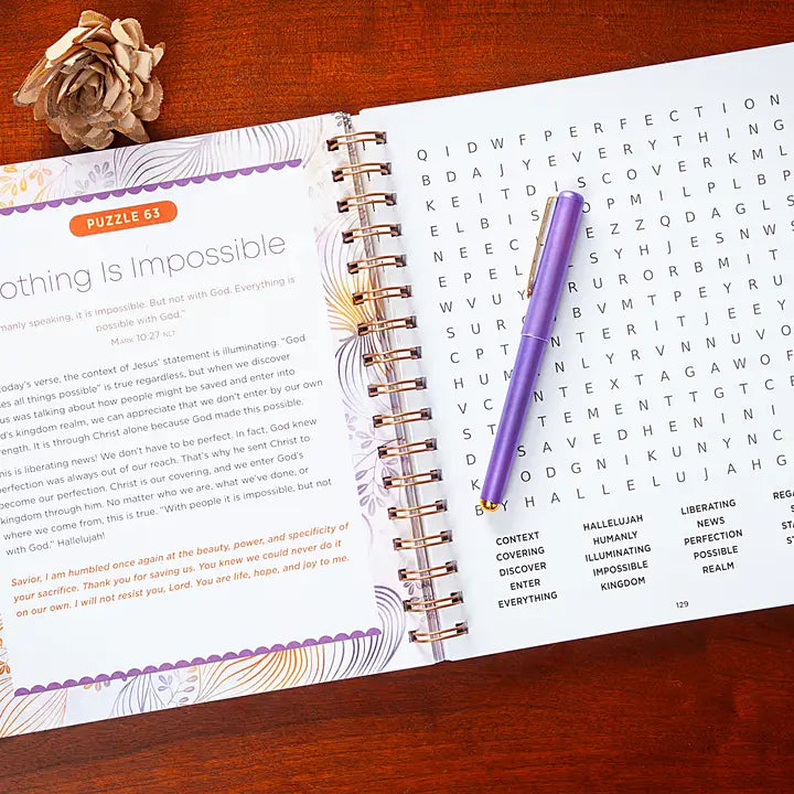 100 Meditations On the Words of Jesus- Word Search Devotional
