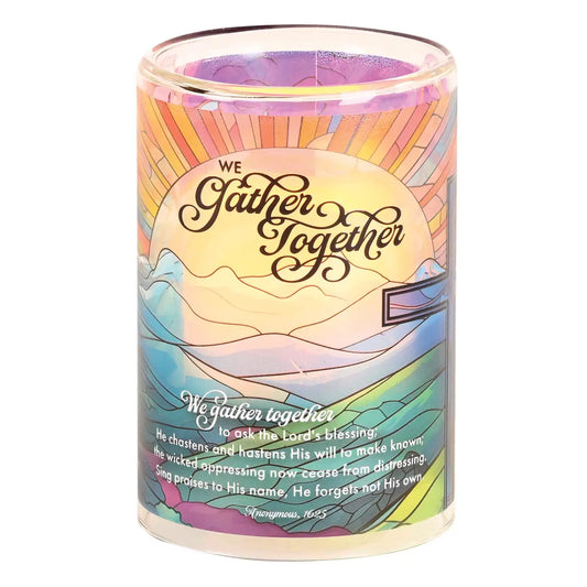 Candleholder We Gather Together, 6"