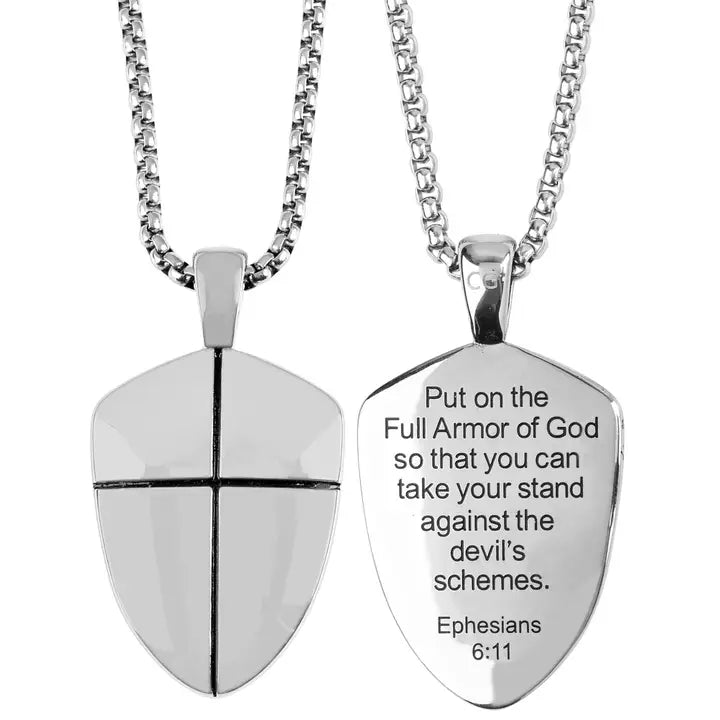 Necklace Full Armor of God Sheild 24L