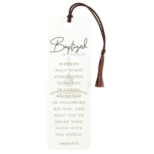 Baptized in Christ Tassel Bookmark