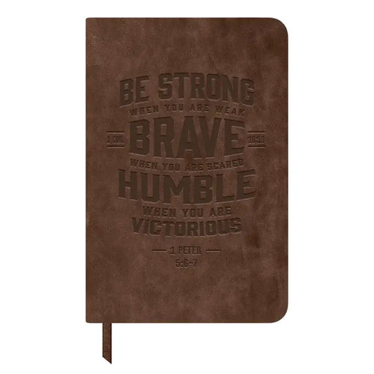 Hold Fast Mens Leather Journal Strong