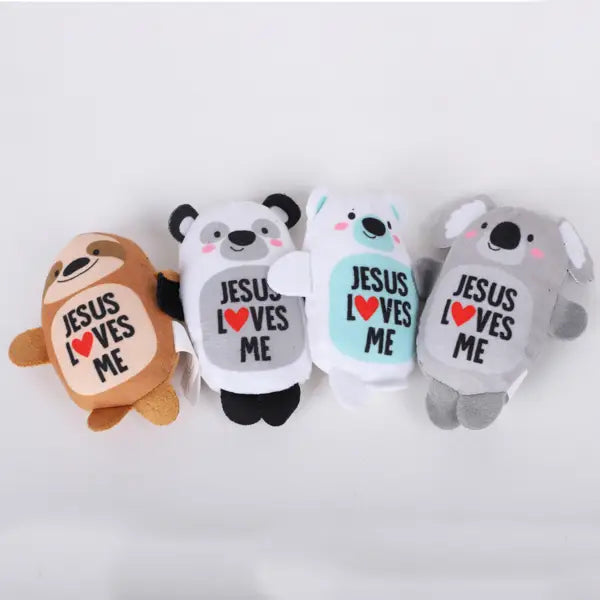 Plush Jesus Loves Me
