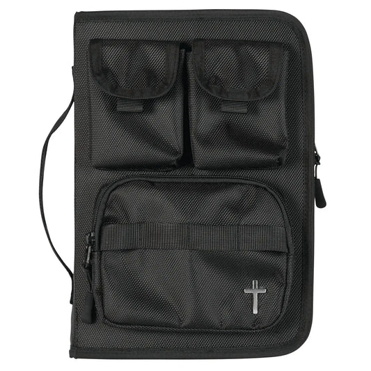 Bible Case Portfolio Style Black Large