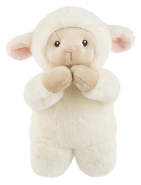 Faith Praying Lamb w/ Weighted Legs