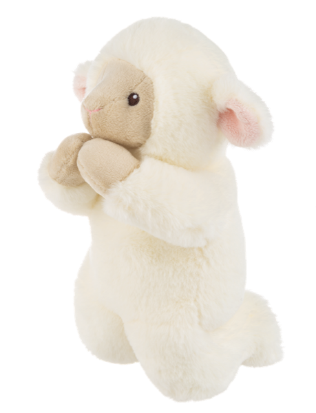 Faith Praying Lamb w/ Weighted Legs