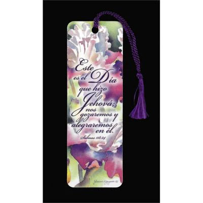 Psalm 118:24 Spanish Bookmark with Tassel