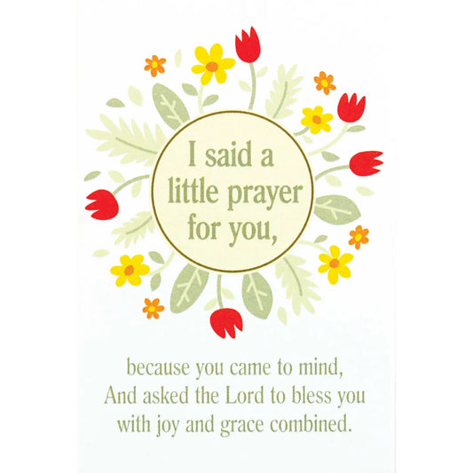I Said A Little Prayer Itty Bitty Blessings Card