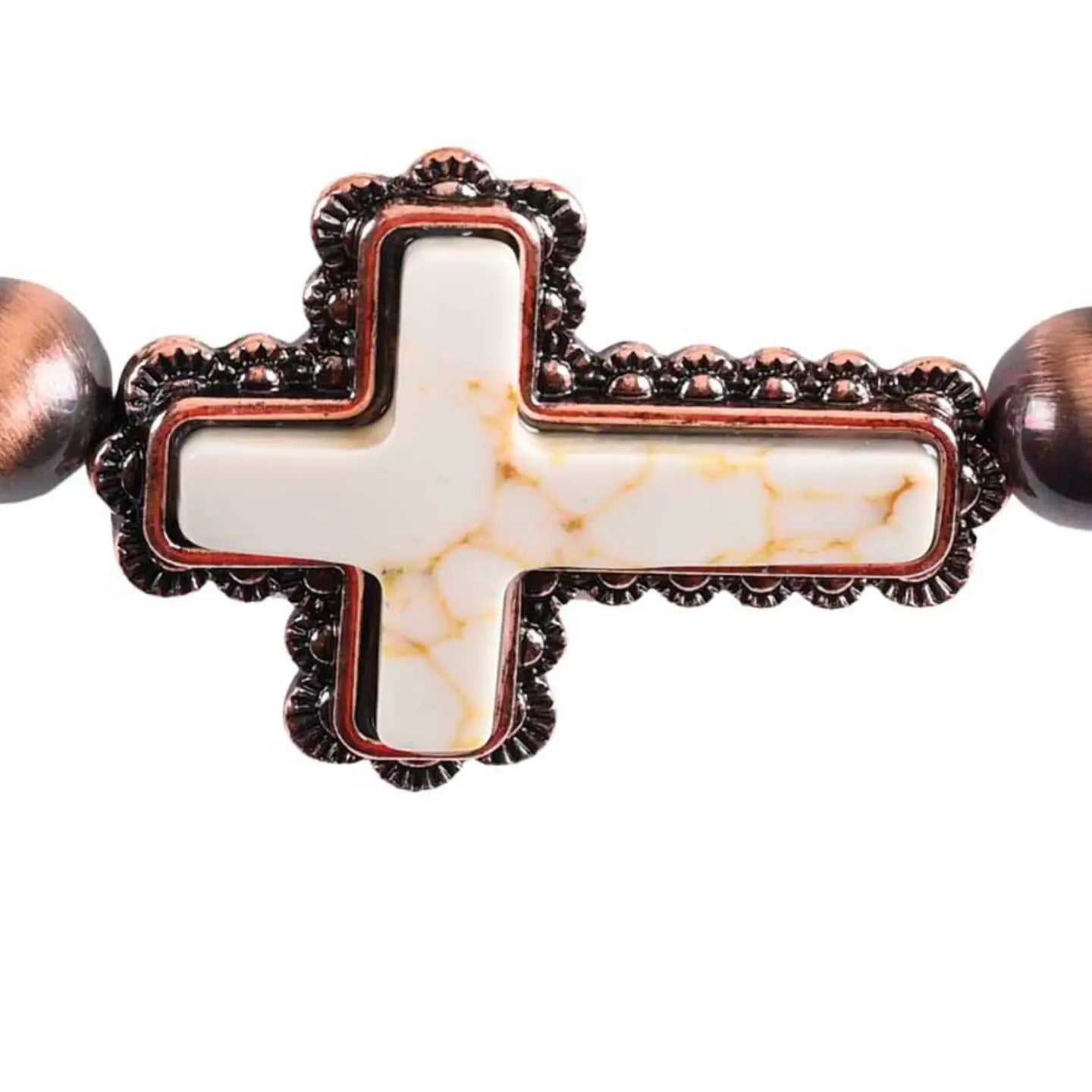 Stretch Bracelet Western Navajo Copper