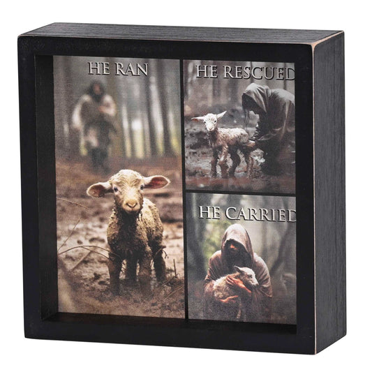 Tabletop 2 Sided Art Good Shepherd 6x6