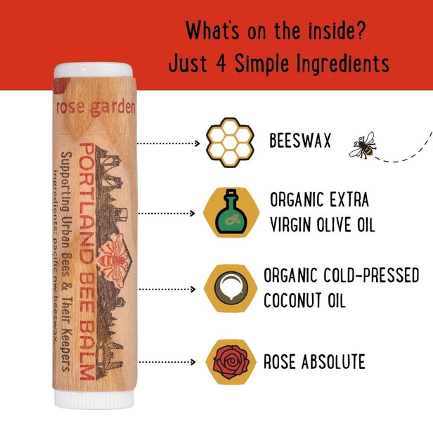 Rose Garden Organic Beeswax Lip Balm