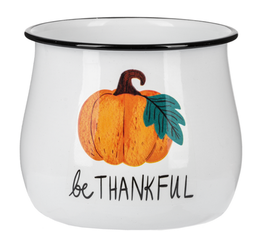 Harvest Pumpkin Mini Planter- Large