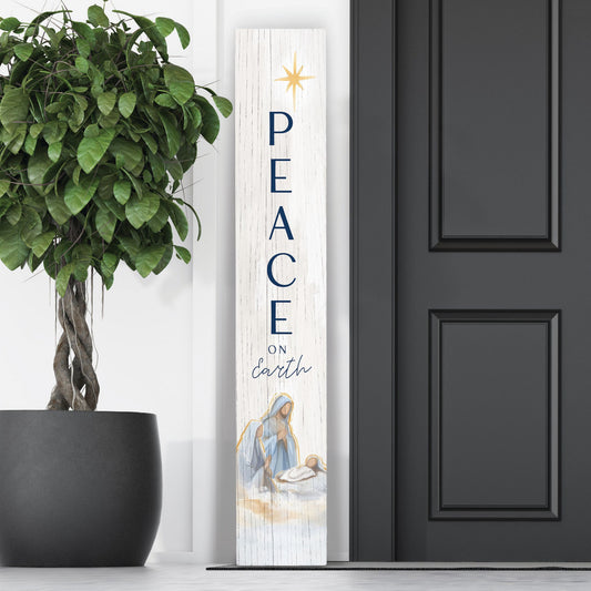 Peace On Earth Porch Leaner