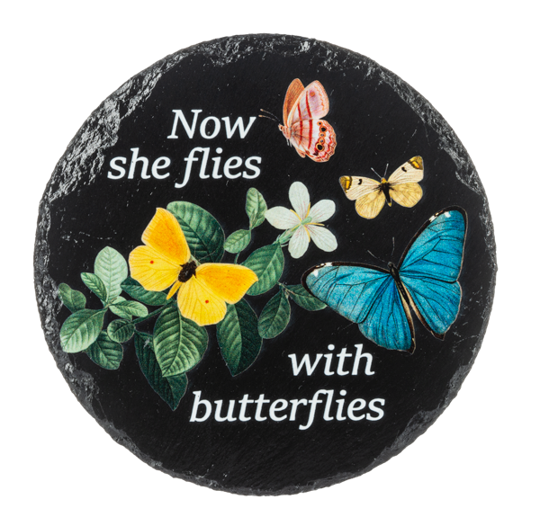 Butterfly Memorial Stone