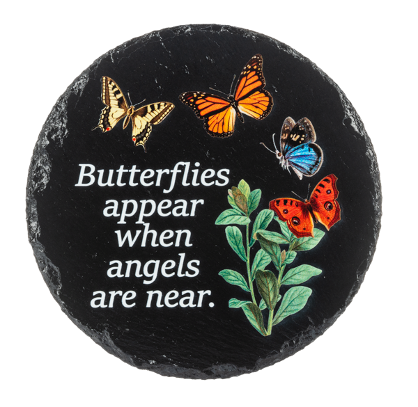 Butterfly Memorial Stone
