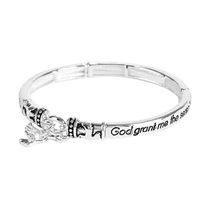 Bracelet Serenity Prayer Dove Tile