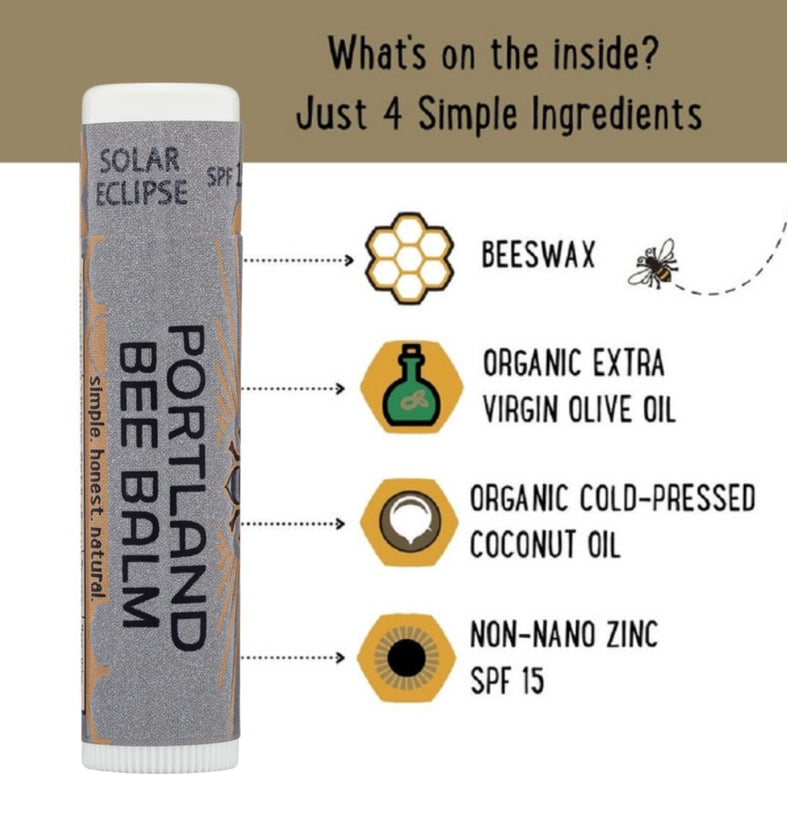 Solar Eclipse Organic Beeswax Lip Balm