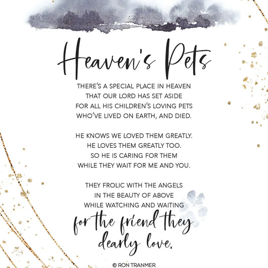 Heaven's Pets - Heaven Sent Plaques 6X9 Wood Plaque