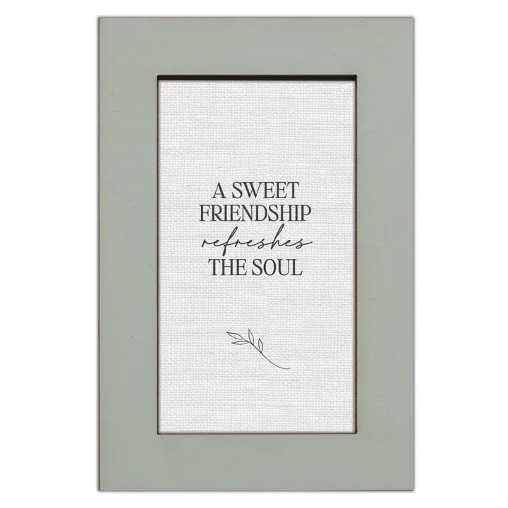 A Sweet Friendship - Modern Grace Plaques 4X6
