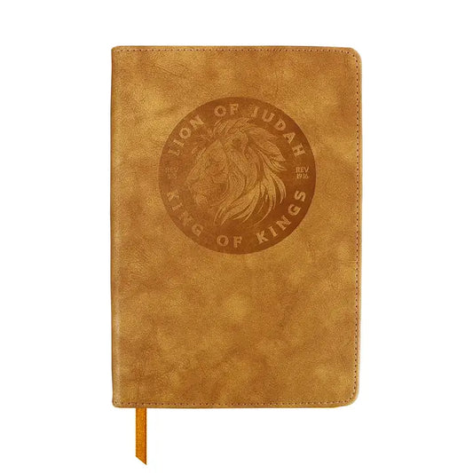 Kerusso Mens Leather Journal Lion of Judah