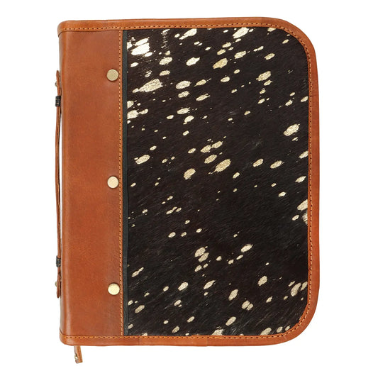 Bible Cover Black Hairon Medium
