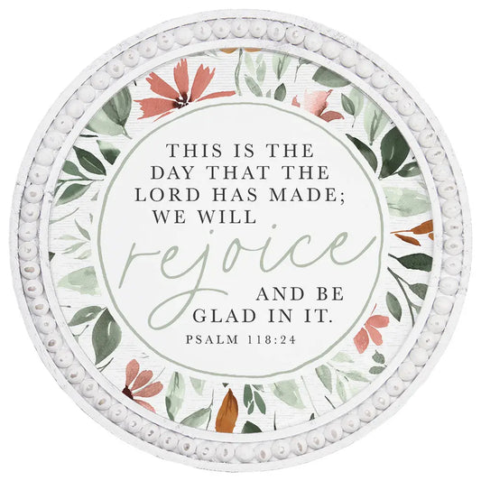 Rejoice Be Glad - Beaded Art Round