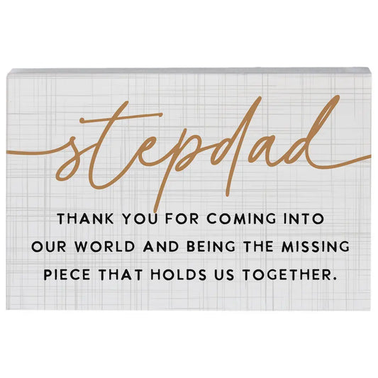 Stepdad Thank You - Small Talk Rectangle