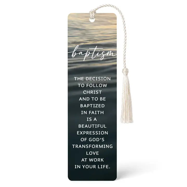 Tassel Bookmark Baptism the Decision To