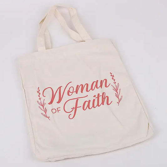 Classic Cotton Tote - Woman of Faith