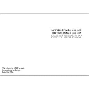 Chocolate Cake - Faith Birthday Card- SVC50961