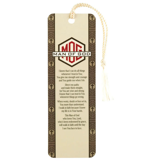Man of God Tassel Bookmark