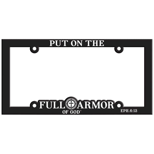 License Plate Frame Full Armor of God