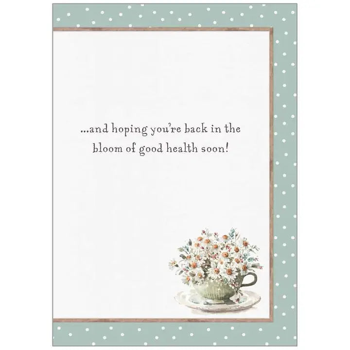 Daisy Pot - Faith Get Well Card- SSC76101