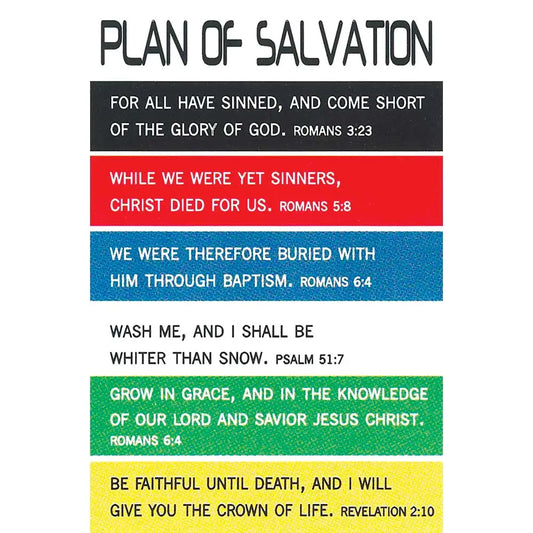 Plan of Salvation Bookmark Itty Bitty Blessings Card