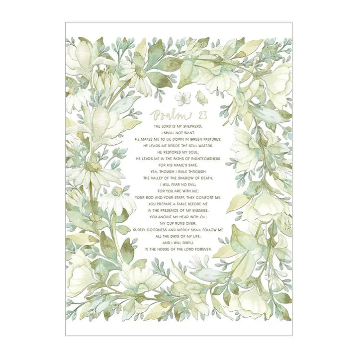 Psalm 23 Prayer - Faith Sympathy Card- SPC113632