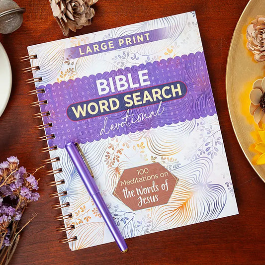 100 Meditations On the Words of Jesus- Word Search Devotional