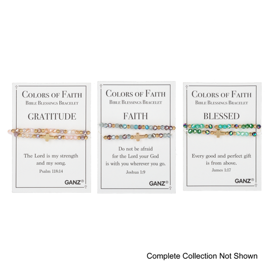Colors of Faith Bible Blessings Bracelets