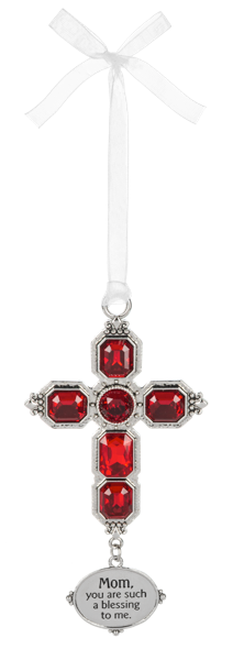 Jeweled Cross Ornaments