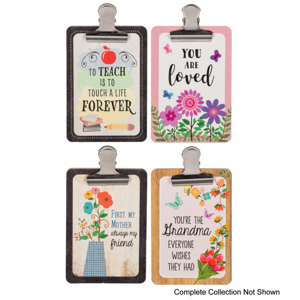 Mini Clipboard Plaques with Easels