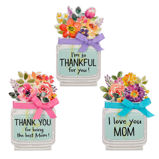 Mom Hidden Message Gift Card Holders