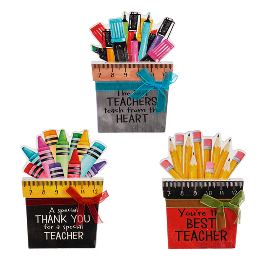 Hidden Message 2 pc Gift Card Holders, Teachers