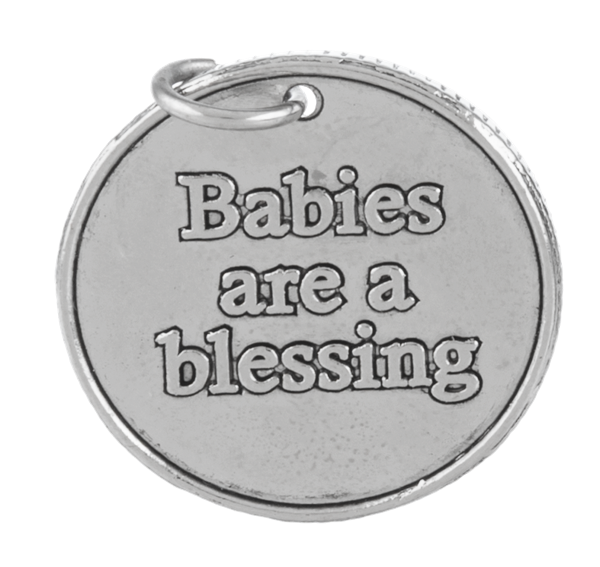 Best Wishes for Baby Charms in a Basket