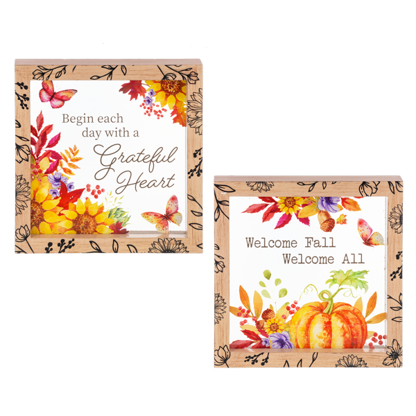 Sunflower Wishes - Framed box Plaque