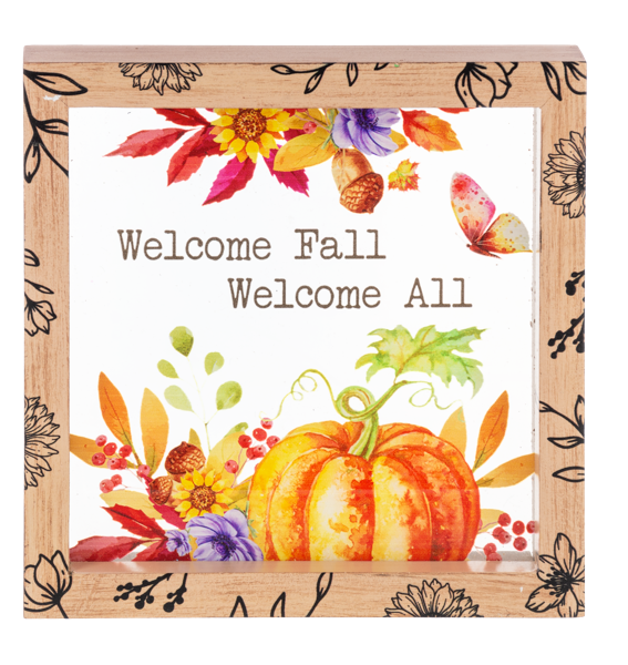 Sunflower Wishes - Framed box Plaque