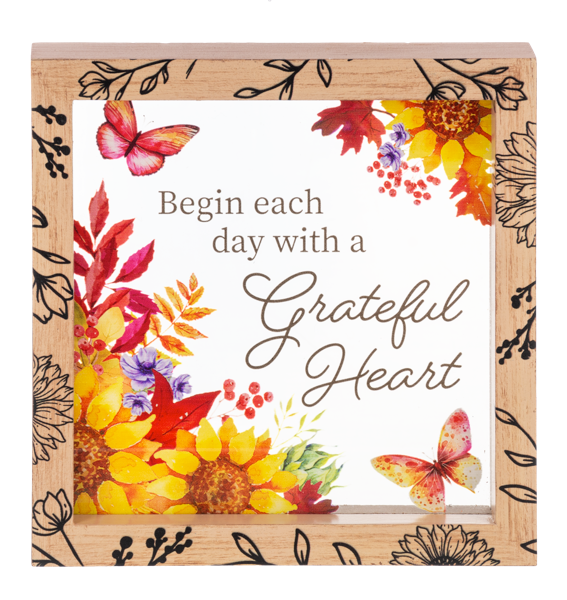 Sunflower Wishes - Framed box Plaque