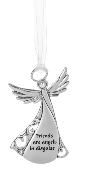 Ornament - Friends are angels in disguise