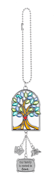 Stained Glass Car Charms