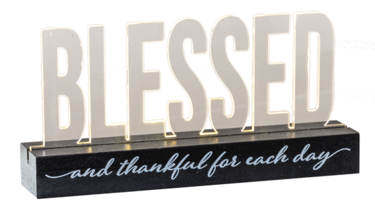 Blessed Light Up Plaque